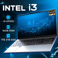 15.6" Intel Core i3 6100U Laptop Computer Windows 11  Pro 16GB RAM 2TB SSD Portable Notebook PC Offi