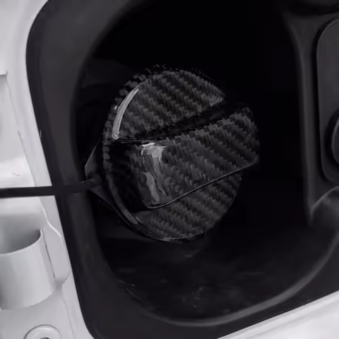 Car Carbon Fiber Fuel Tank Cover f For Audi Sport A1 A3 A4 A5 A6 A7 A8 Q2 Q3 Q5 Q7 Q8 TT S3 S4 RS5 R