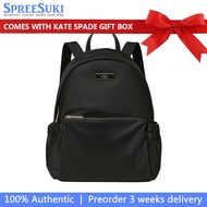 Kate Spade Handbag In Gift Box Carter Nylon Dome Backpack Black # KP110