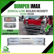 BEACON Imax Chrome Bumper Semua Lori 1Ton Dengan 3 Ton I Max Bumper Krom Isuzu Hino Nissan Fuso Akse