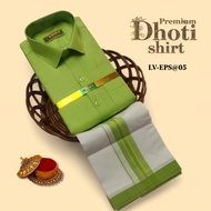 [PREORDER] MEN SHIRT WITH MATCHING COTTON DHOTI COLLECTION