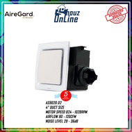 AIREGARD AIR VENTILATION EXHAUST FAN / AIR VENTINATOR AS9020 D2 SILVER