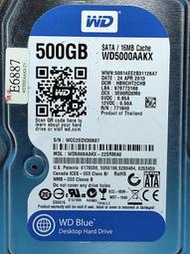 WD 藍標 WD5000AAKX 500G 3.5吋SATA硬碟 7200轉 SATA3 良品