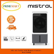 MISTRAL MAC3500R: 35L AIR COOLER with ROMTE CONTROL - 2 YEARS WARRANTY