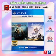 Combo Of 2 game discs: God Of War 4 Horizon Zezo Dawn Complete Edition