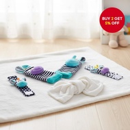 4PCS/Set Baby Infant Wrist Rattle Socks Toys 0-12 Months Girl Boy Cute Toddlers Early Learning Educa