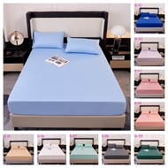 Ready Stock WATERPROOF Mattress Protector Fitted Bedsheet/Cadar Kalis AirLarge Underpads Mattress Protector Waterproof Nursing Cover Linen Protector Bedsheet protector