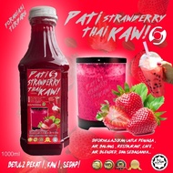 1000ML. Pati Strawberry  Thai Kaw . Formula terbaru untuk peniaga air balang , air gantung dan sebagainya