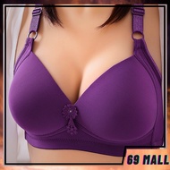 Bra Plus Size 36-46 BC Cup Women Bra Full Cup Wireless Bra Baju Dalam Wanita Bra Tanpa Dawai