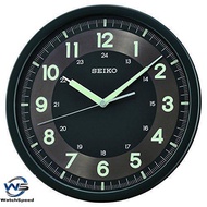 Seiko QXA628K Analog LumiBrite Black Dial Wall Clock