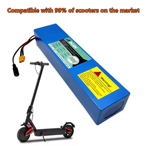 Batterie Lithium-ion 60V 16S2P 18650, 6800mAh,Pour Scooter Électrique, Avec Prise Et Chargeur BMS 10