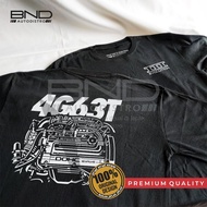 MESIN 4G63T Lancer Evo 3 Engine T-Shirt - Mitsubishi T-Shirt Lancer Evo T-Shirt Mitsubishi T-Shirt
