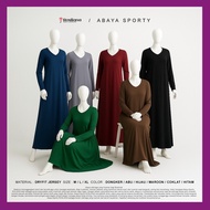 ROSLIANA Sporty Abaya – Comfortable & Syar'i Muslim Sports Abaya Sports Hijab Jersey Muslimah