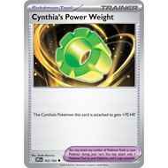 [KW2 Pokemon] [EN] Card 162/182 Cynthia's Power Weight - DRIVE