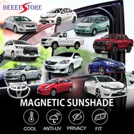 TOYOTA SUNSHADE OEM MAGNETIC ALTIS / AVANZA / HILUX REVO / HILUX VIGO / INNOVA / VIOS / WISH