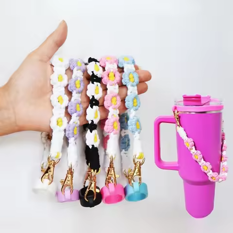 Water Bottle Handle with Strap for Water Bottle Handle Fits Most 12-40oz Water Bottles for Stanley C