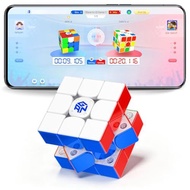 GAN i4 Maglev [2026 Highest Model] Smart Cube 3x3 Competitive Speed Puzzle with Built-in Magnet Blue