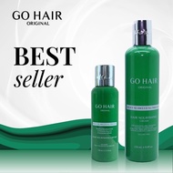 (แพ็คแกจใหม่ล่าสุด) Go Hair Silky Seaweed โกแฮร์ ซิลกี้สาหร่ายทะเล สีเขียวในตำนาน Go Hair ขนาด 250 ml และ 100 ml