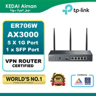 TP-LINK ER706W Omada AX3000 Gigabit VPN Router