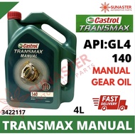 CASTROL Transmax Manual GL4/140 4L Minyak Gear Box Lori