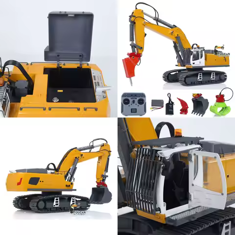 1:18 RC Kabolite 5901 100S Electric Lifting Excavator Flysky Remote Control Digger Engineering Car E
