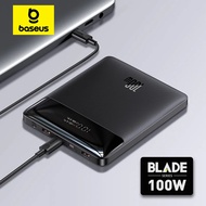 🥇✅SG READY STOCK✅Baseus 100W Power Bank 20000mAh Type C PD Fast Charging Powerbank Portable External Battery Charger for Notebook with 100W Cable