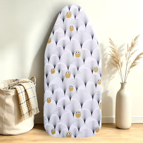 Small Ironing Board Cover Scorch Resistant, Extra Thick Cotton Ironing Cover with Padding Heat Refle