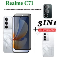 3in กระจกเทมเปอร์ความเป็นส่วนตัว1คลุมทั้งหมดสำหรับ Realme C71กระจกนิรภัยบน Realme C71ฟิล์มป้องกันเลน