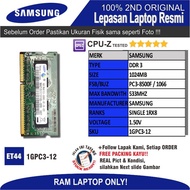 ET44 1GPC3-12 RAM MEMORY Laptop SAMSUNG PC3-8500F 1024MB SINGLE 1RX8