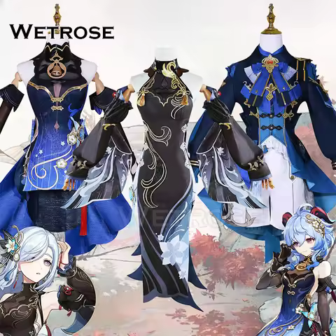 【Wetrose】Ganyu Shenhe Xingqiu 2024 Cosplay Costume Lantern Rite New Skin Outfit Twilight Blossom Bam