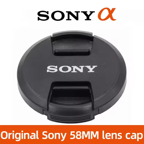 Original Sony 58mm lens cap suitable for A33 A580 A57 A58 A350 A560 A500 A7R DSLR camera front cover