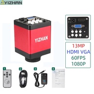 YIZHAN HDMI VGA 13MP Monocular Microscope Camera Industrial Microscope is Suitable For Repair Teleph