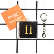 Mini CD keychain G-DRAGON - UBERMENSCH 3RD ALBUM JEWEL VER. 4 with retractable case with NFC to scan