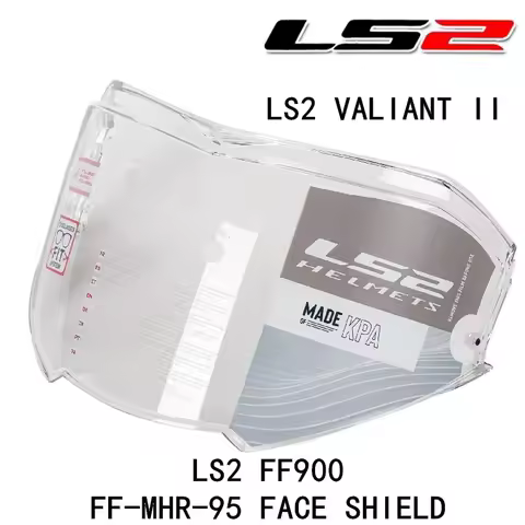 FF-MHR-95 Shield for LS2 VALIANT II Helmet Original LS2 Replacement Face Shield for LS2 FF900 Helmet