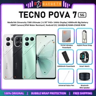 TECNO POVA 7 5G | POVA 7 4G [16GB (8+8)RAM + 256GB ROM ] Big Battery, NFC Supported - Warranty by TE