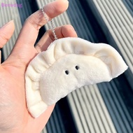 Benvdsg&gt; Cute Dumpling Keychains For Bag Pendant Creative Izakaya Food Plush Keychains Wholesale Stuffed Dumpling Doll Funny Keyrings well