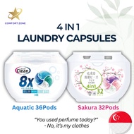 Laundry capsule 4 in 1 & 3 in 1 laundry pod   detergent capsules laundry detergent