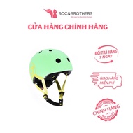 Scoot and Ride baby headgear in Kiwi color