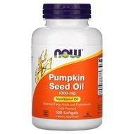 Now Foods, Pumpkin Seed Oil, 1000 mg, 100 / 200 Softgels