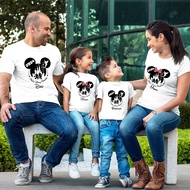 SARA 2024 Making Disney Memories Family Matching Clothes Dad Mom Bro Sis Mickey Minnie Print T-shirt