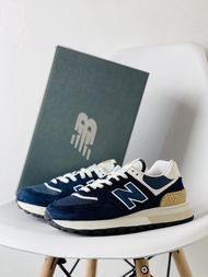 Cost effective_NB_New_Balance_U574 Upgrade Series Low top Retro Casual Running Shoes "Navy Blue White" U574LGBB Mens and Womens Shoes