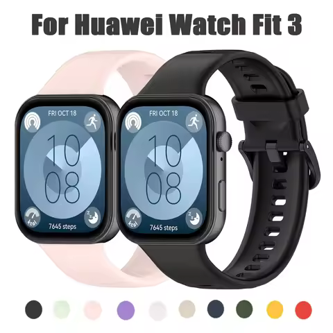 Silicone Strap for Huawei Watch Fit 3 Smart watch Bracelet Wristbands Correa for Huawei watch Fit3 R