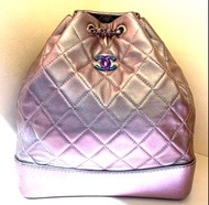 90%新 Chanel 幻彩紫色流浪背包 Backpack