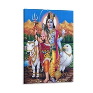 Bhagwan Vishnu Indian Religion Hindu Gods Poster Poster Decorative Painting Canvas Wall Art Living R