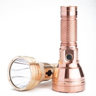 Astrolux FT03 XHP50.2 Copper/Brass 4300lm 735m v1.3 Thrower LED Flashlight 2A USB-C Rechargeable for Camping Torch Lante