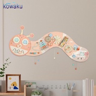 [vsrhkq] Wall Activity Board Wall Busy Board Learning Toys Wood Interactive Cute