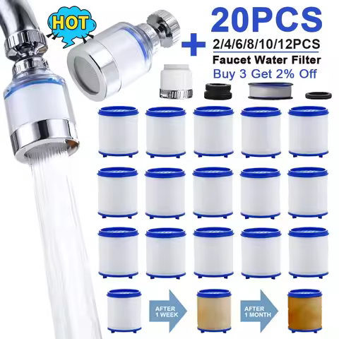 Faucet Water Clean Filter Purifier 360 Degree Rotating Splash Filters Faucet Adapter Anti-splash for