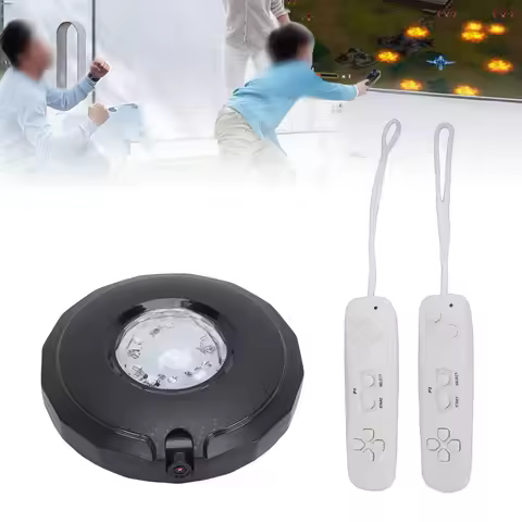 AR Motion Game Console Plug and Play TV Video Game Console with 2 Wireless Controllers for Family Fu