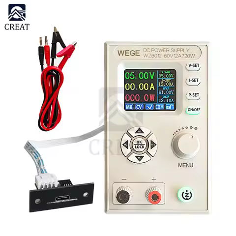 DC Power Supply DC Regulated Power Module Supply Digital Control Adjustable LCD Screen WZ6012 DC Buc