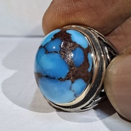 EGYPTIAN TURQUOISE EST DIM GRADATIONbiru 17x13.5x11 9.5Ring